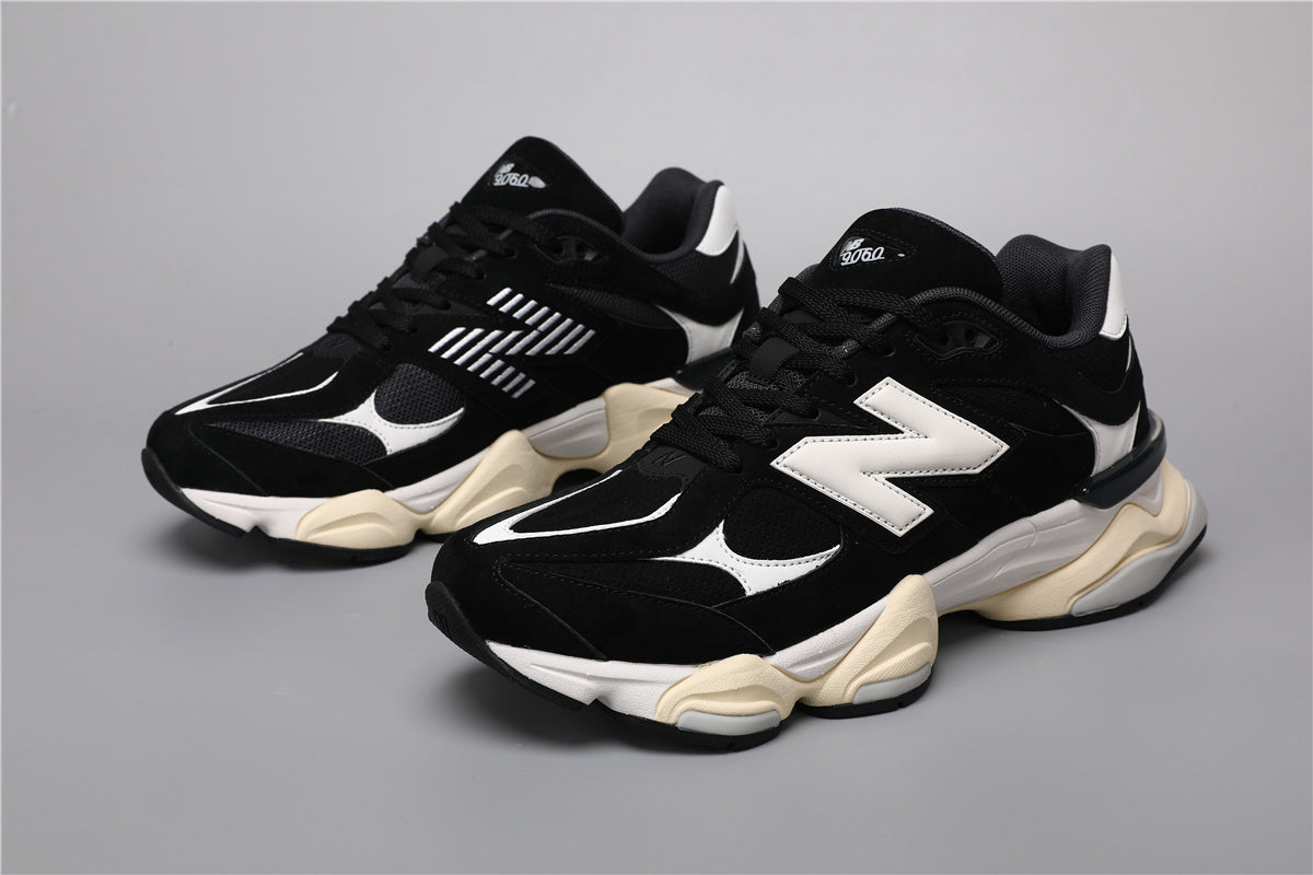 New Balance 9060 Unisex-Sneaker Schwarz-Weiß