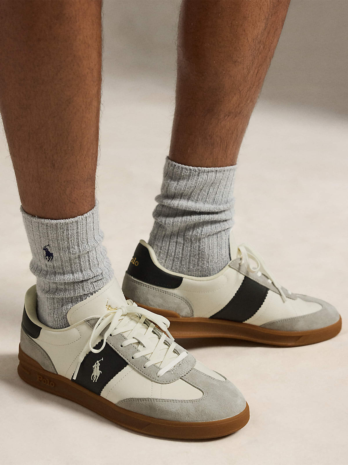 Polo Ralph Lauren - Zapatillas deportivas bajas 'HRT AERA' en blanco