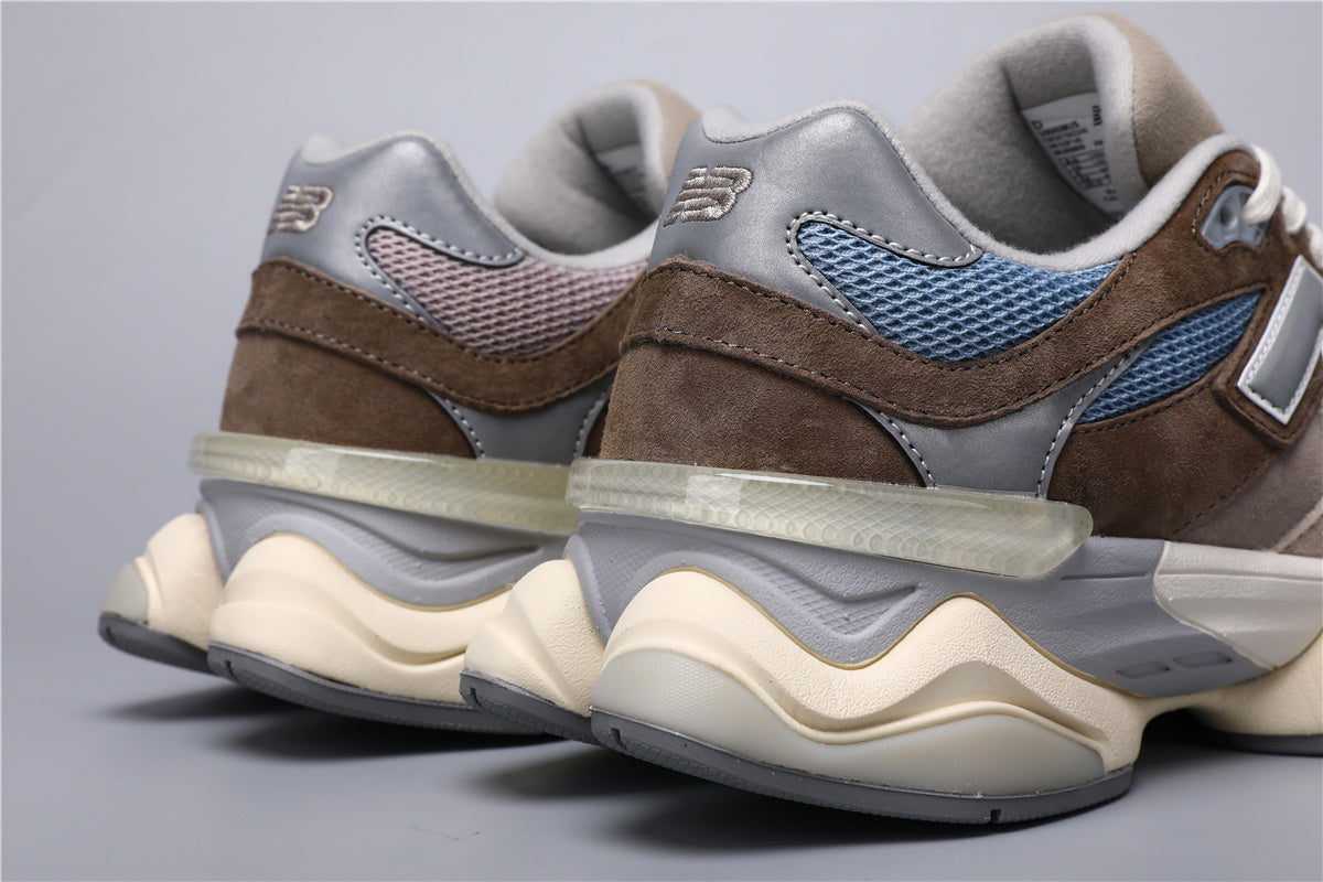 New Balance 9060 unisex-tossud Brown Blue