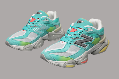 New Balance 9060 Unisex-Sneaker Cyan Burst