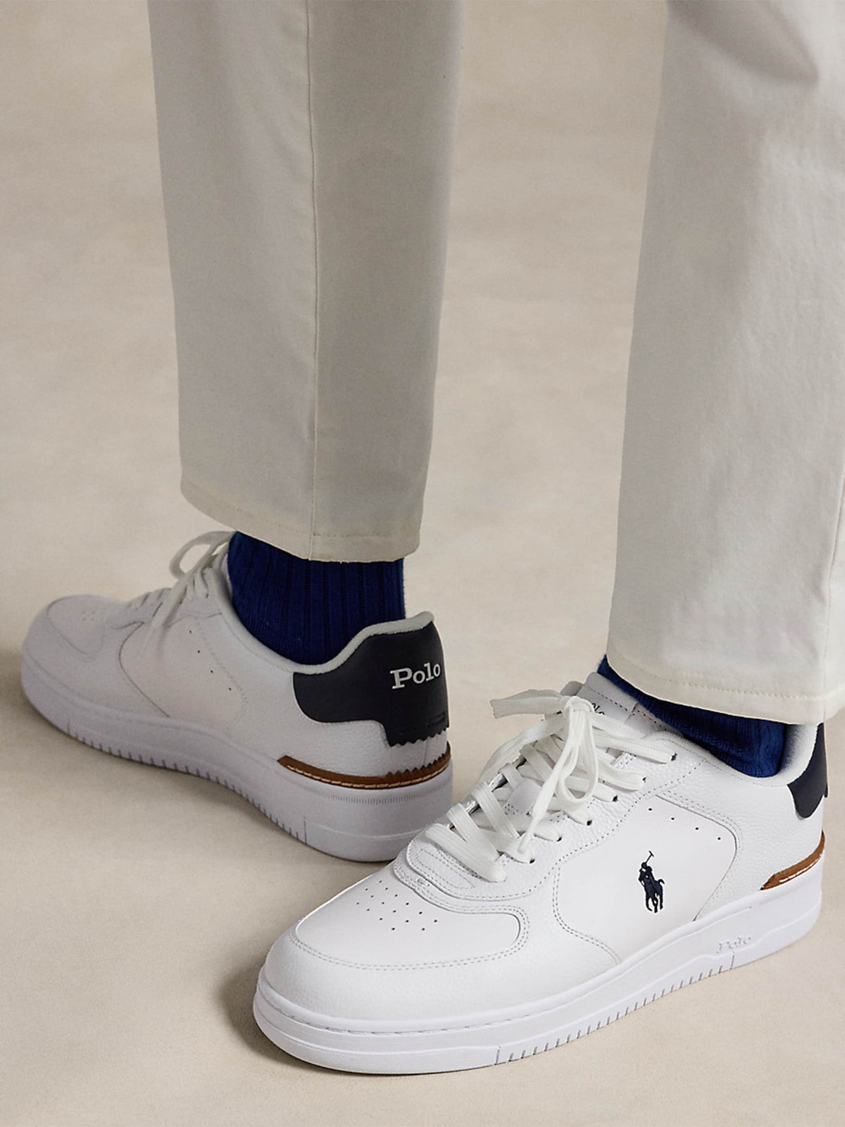 Polo Ralph Lauren - Zapatillas deportivas bajas 'Masters Court' en blanco