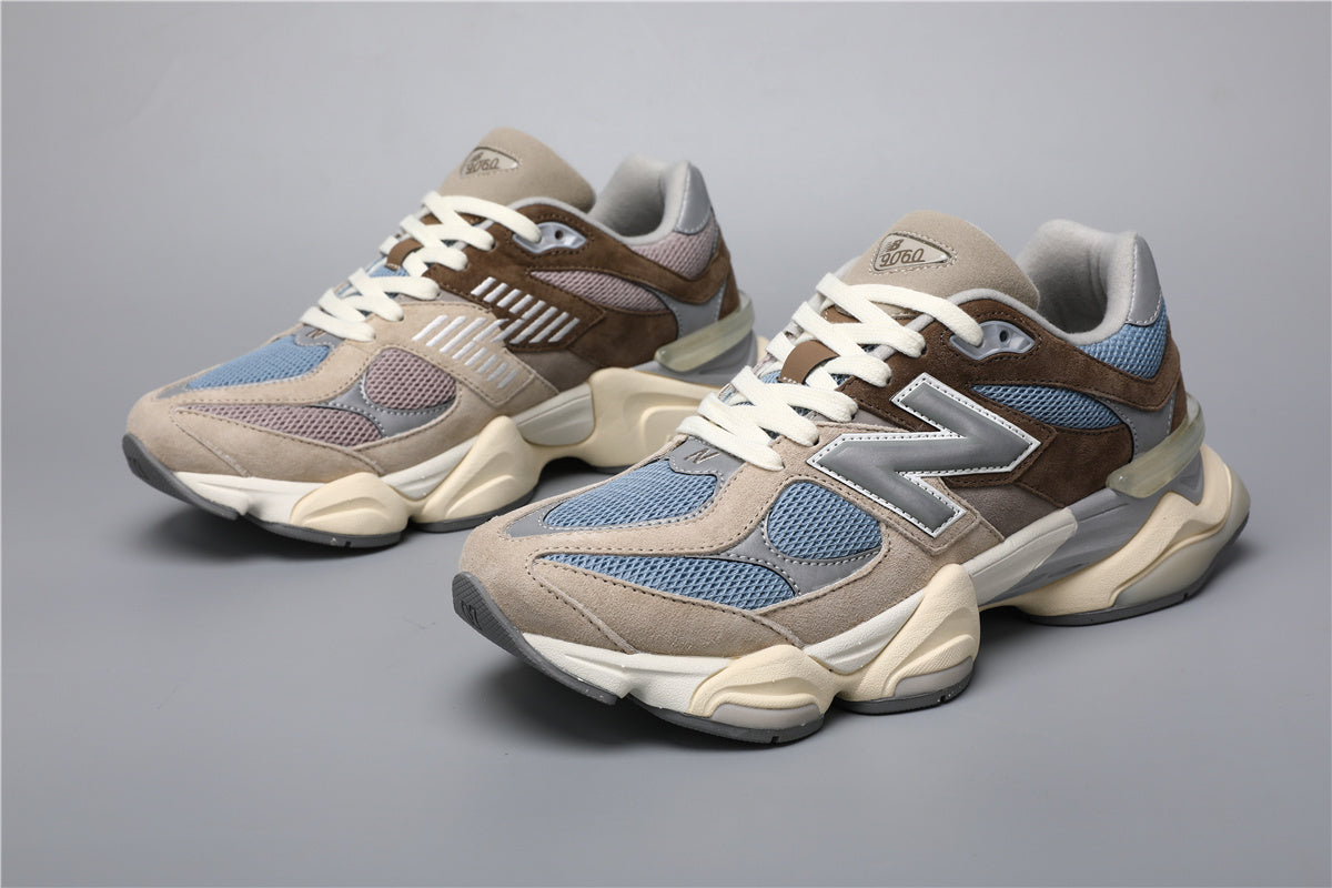 New Balance 9060 unisex-tossud Brown Blue