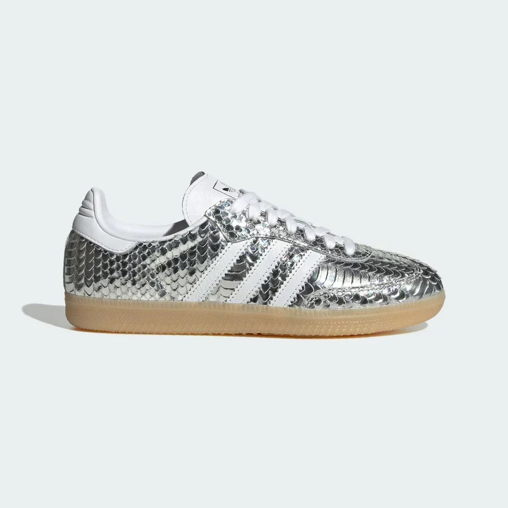 Sneakers Chrome από δέρμα με μεταλλιζέ εφέ κροκόδειλου