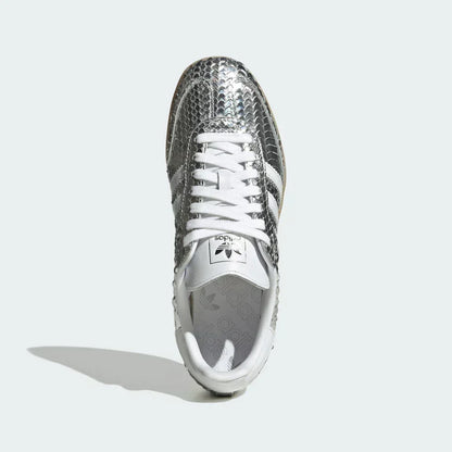 Sneakers Chrome από δέρμα με μεταλλιζέ εφέ κροκόδειλου