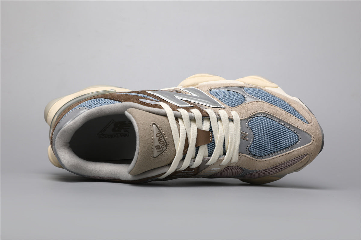 New Balance 9060 unisex-tossud Brown Blue